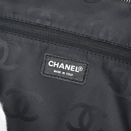 Chanel 2002-2003 Black Canvas By Sea Tote Bag