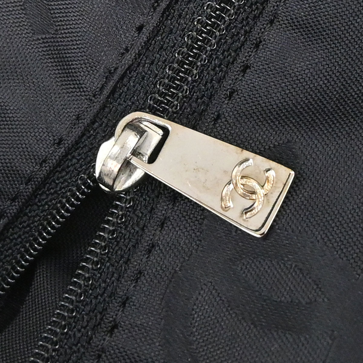 Chanel 2002-2003 Black Canvas By Sea Tote Bag