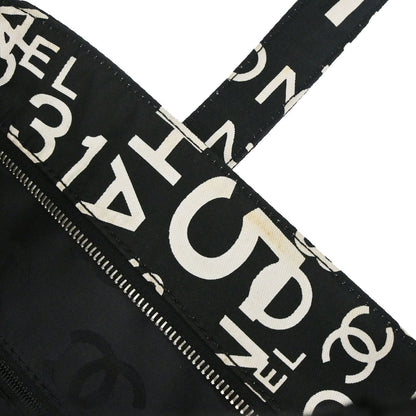 Chanel 2002-2003 Black Canvas By Sea Tote Bag