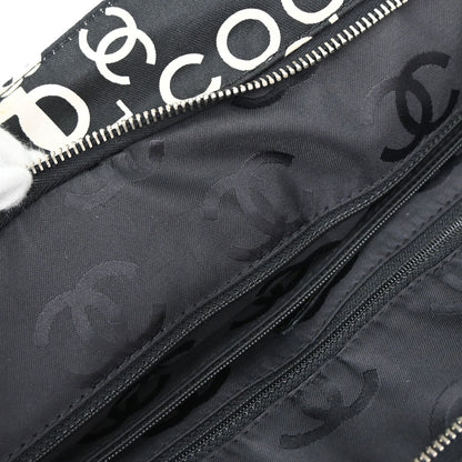 Chanel 2002-2003 Black Canvas By Sea Tote Bag