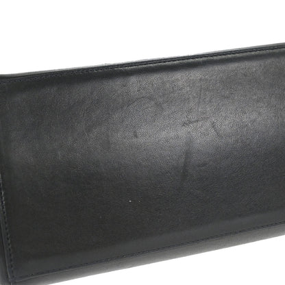 Chanel 2000-2002 Black Lambskin Choco Bar Mademoiselle Lock Accordion Flap Bag