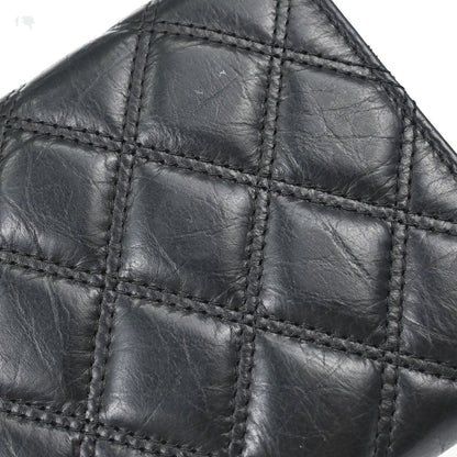 Chanel 2005-2006 Black Calfskin Paris P.NY Coin Purse Wallet