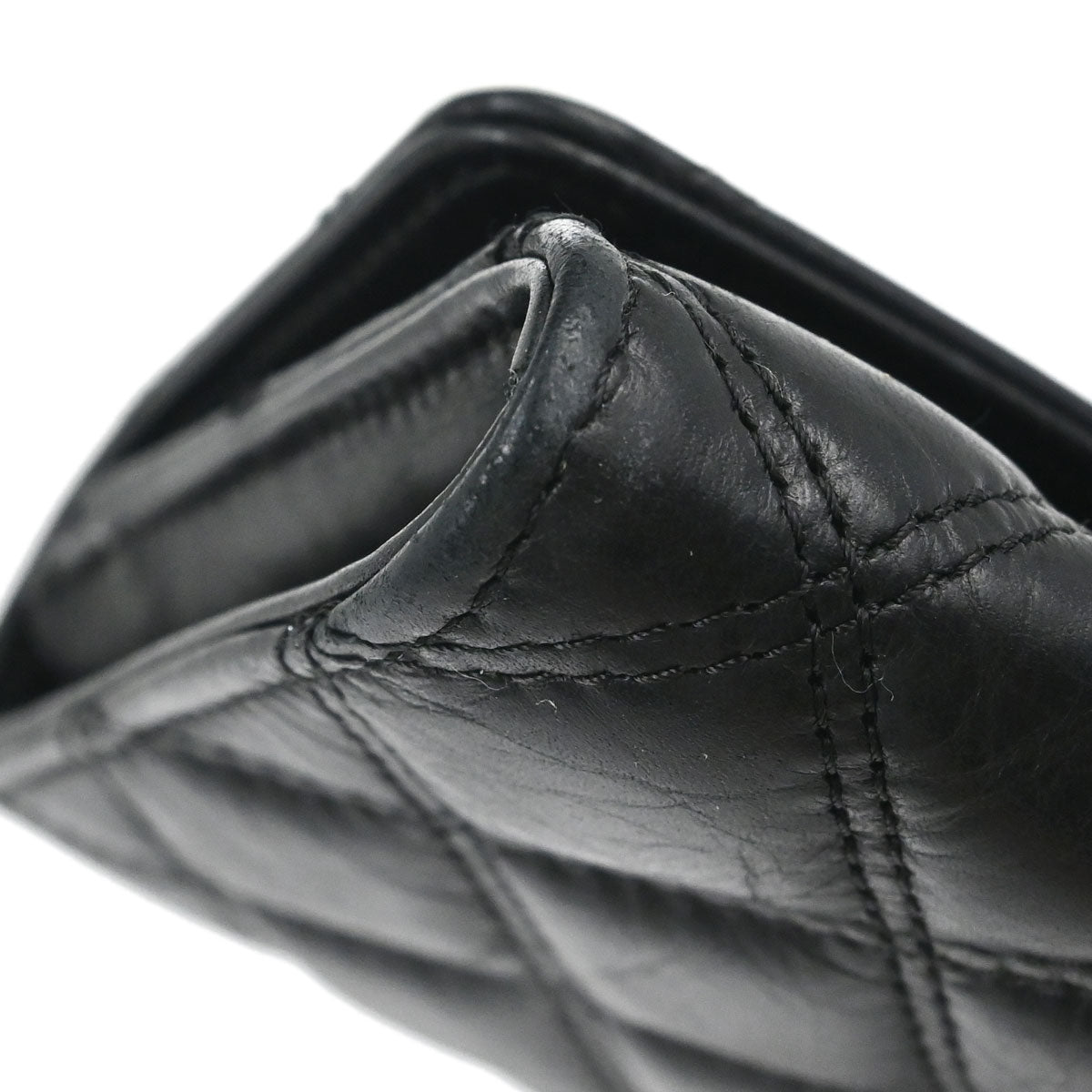 Chanel 2005-2006 Black Calfskin Paris P.NY Coin Purse Wallet