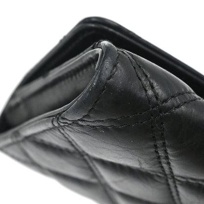 Chanel 2005-2006 Black Calfskin Paris P.NY Coin Purse Wallet