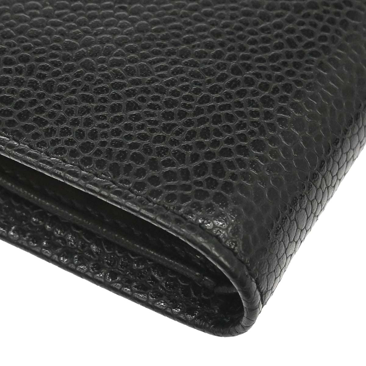 Chanel Black Caviar Skin Bifold Wallet
