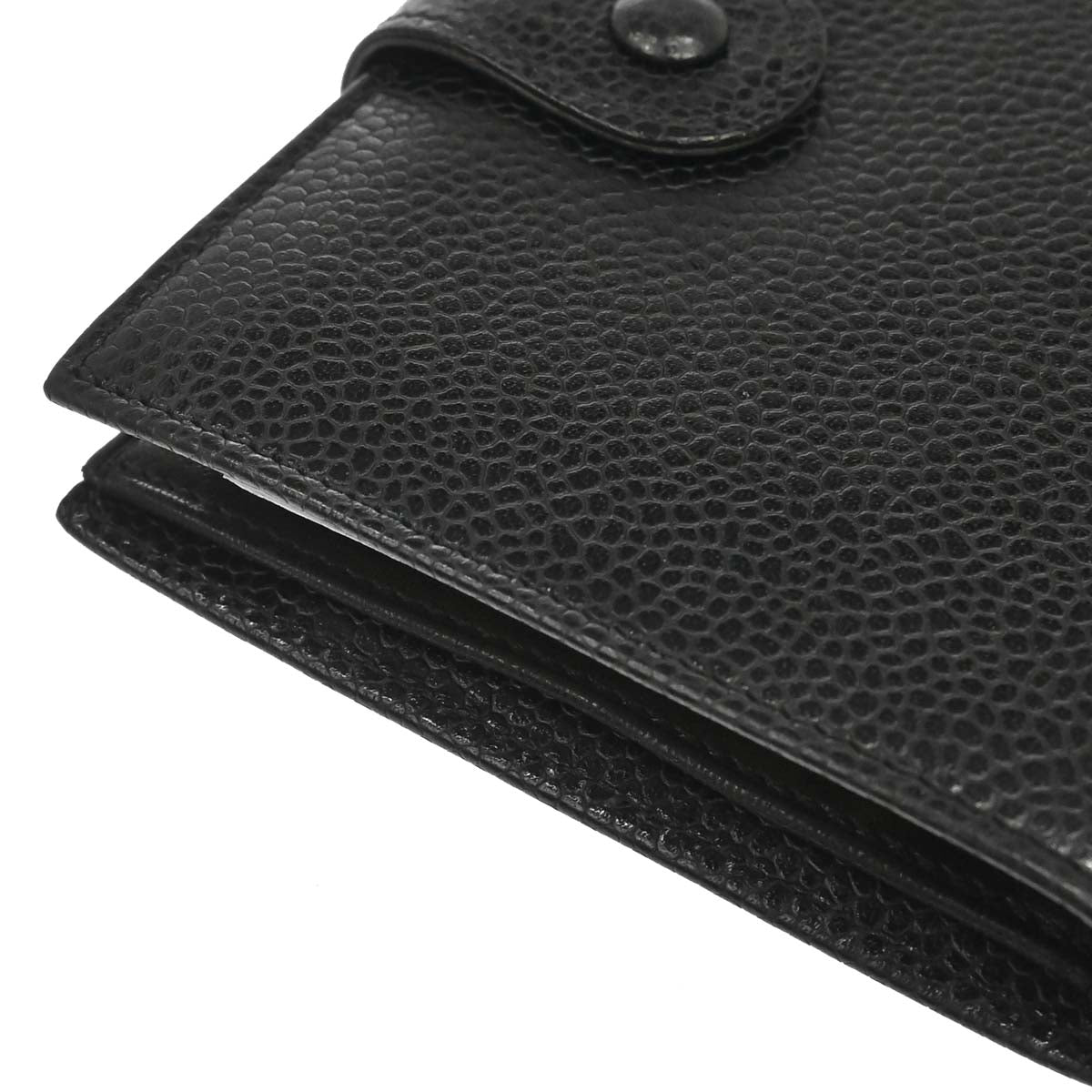 Chanel Black Caviar Skin Bifold Wallet