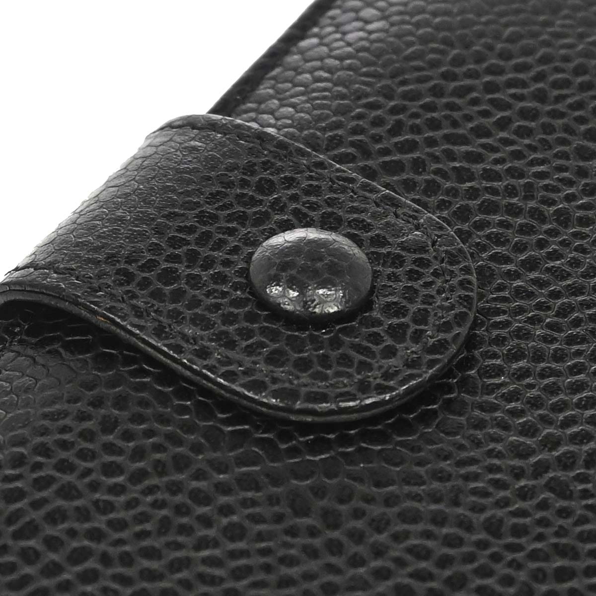 Chanel Black Caviar Skin Bifold Wallet