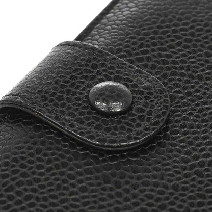 Chanel Black Caviar Skin Bifold Wallet