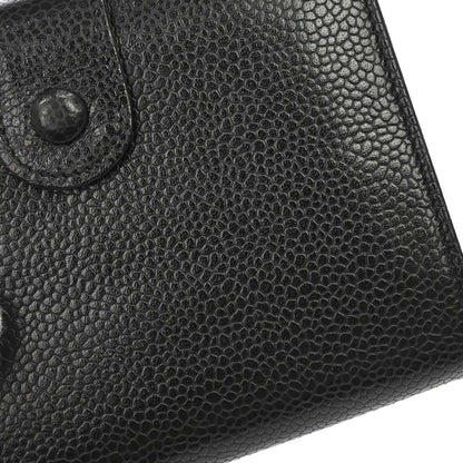 Chanel Black Caviar Skin Bifold Wallet