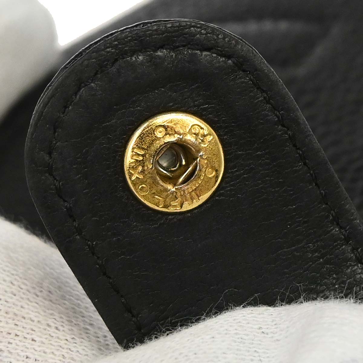 Chanel Black Caviar Skin Bifold Wallet