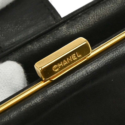 Chanel Black Caviar Skin Bifold Wallet