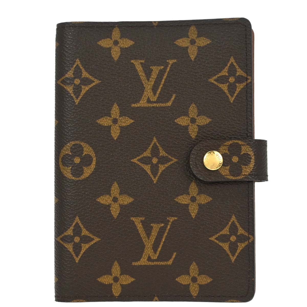 Louis Vuitton 2007 Monogram Agenda PM Notebook Cover R20005 Small Good