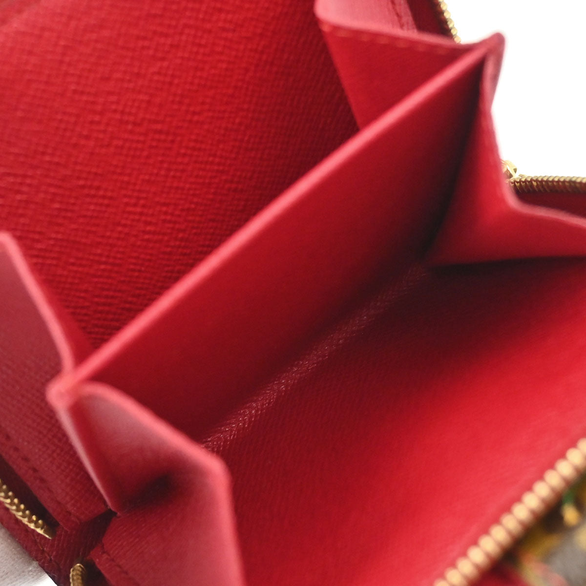 Louis Vuitton 2005 Monogram Cherry Compact Zip Wallet M95005