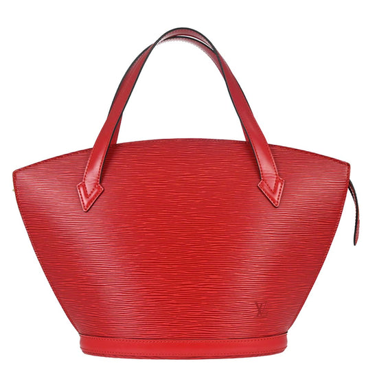 Louis Vuitton Red Epi Saint Jacques Tote Handbag M52277