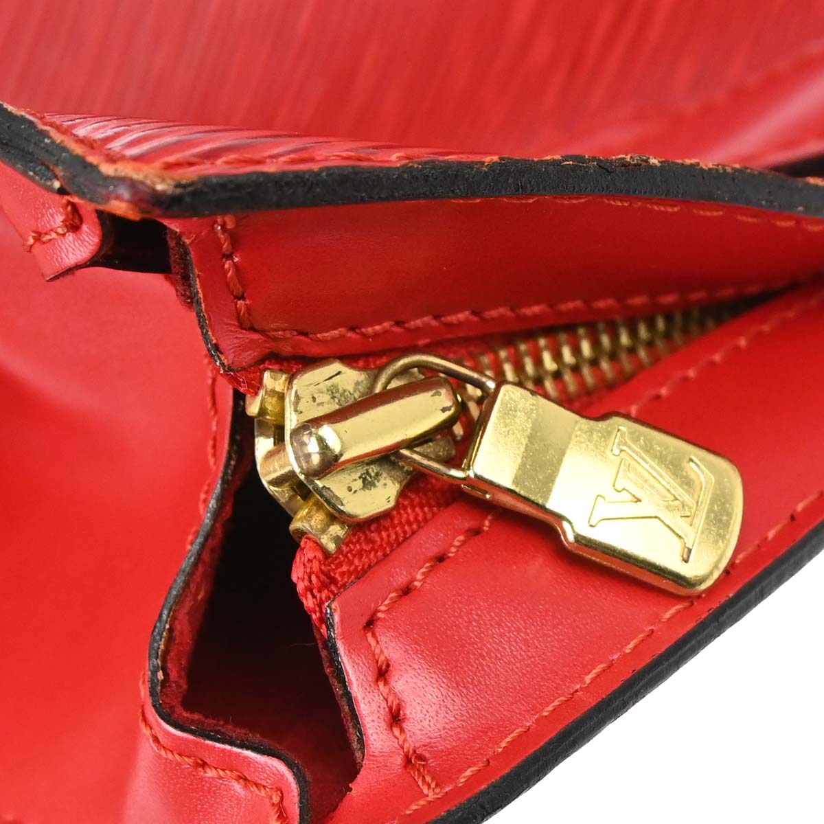 Louis Vuitton Red Epi Saint Jacques Tote Handbag M52277