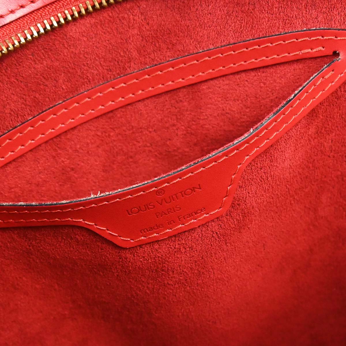 Louis Vuitton Red Epi Saint Jacques Tote Handbag M52277