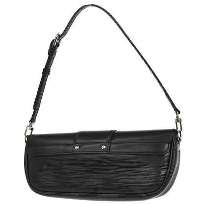 Louis Vuitton 2007 Black Epi Pochette Montaigne Handbag M59292