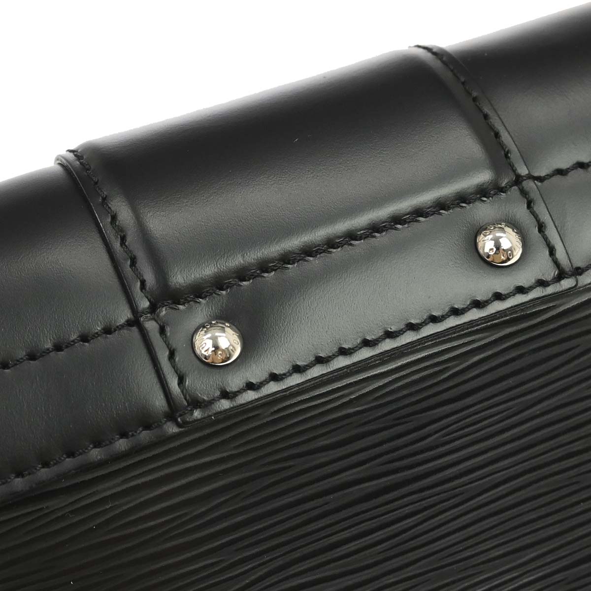 Louis Vuitton 2007 Black Epi Pochette Montaigne Handbag M59292