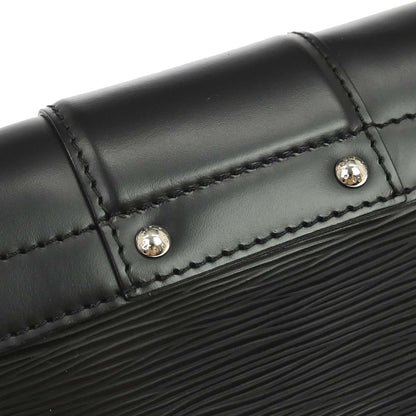 Louis Vuitton 2007 Black Epi Pochette Montaigne Handbag M59292