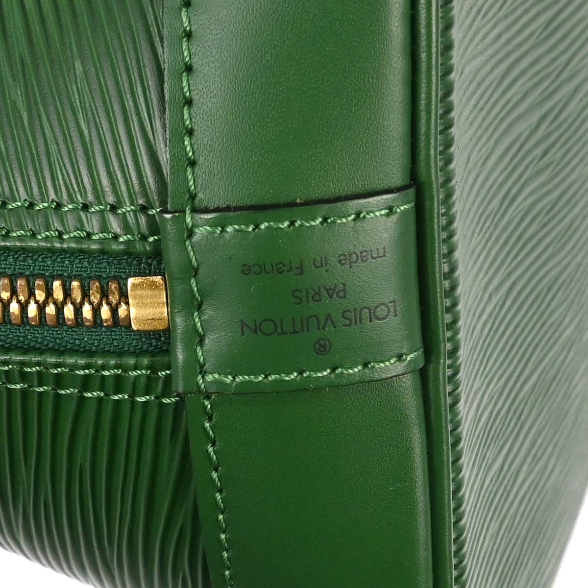 Louis Vuitton 1996 Green Epi Alma 2way Shoulder Handbag M52144