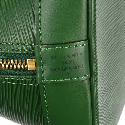 Louis Vuitton 1996 Green Epi Alma 2way Shoulder Handbag M52144