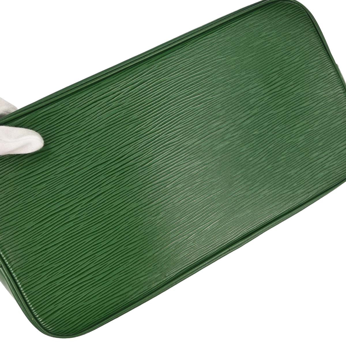 Louis Vuitton 1996 Green Epi Alma 2way Shoulder Handbag M52144