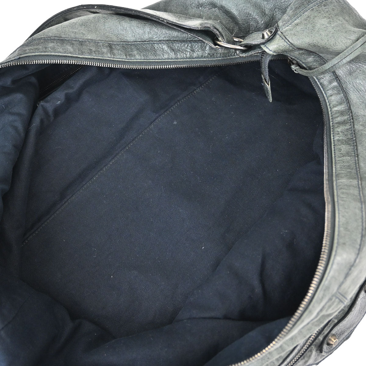 Balenciaga Green Lambskin Cruise Hobo XL Shoulder Bag