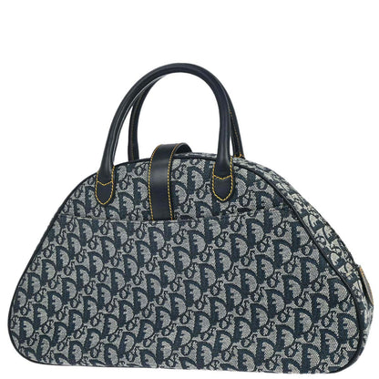 Christian Dior Navy Double Saddle Trotter Handbag
