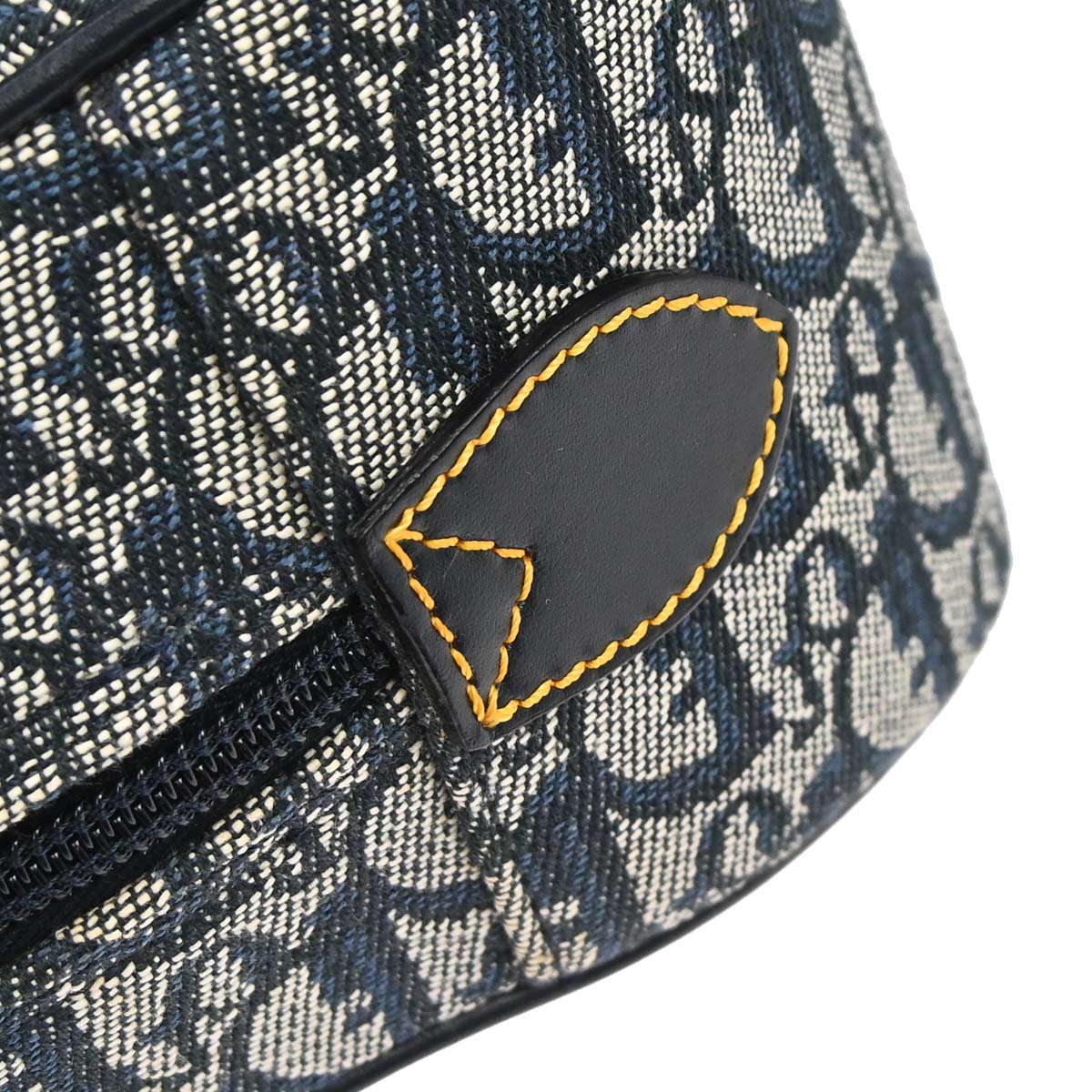 Christian Dior Navy Double Saddle Trotter Handbag