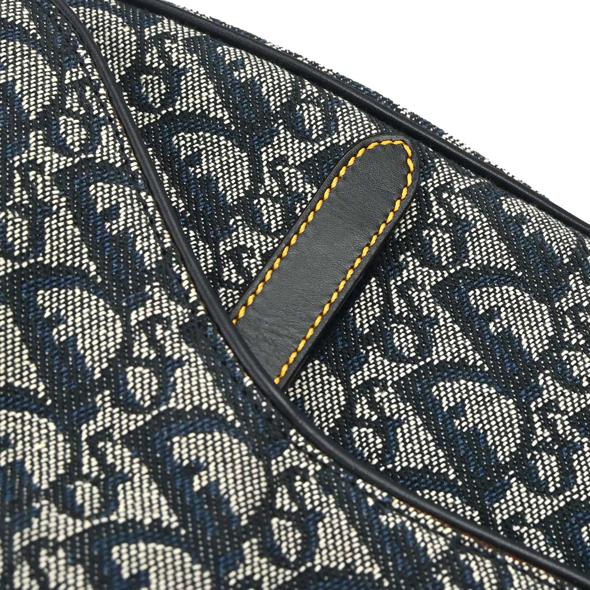 Christian Dior Navy Double Saddle Trotter Handbag