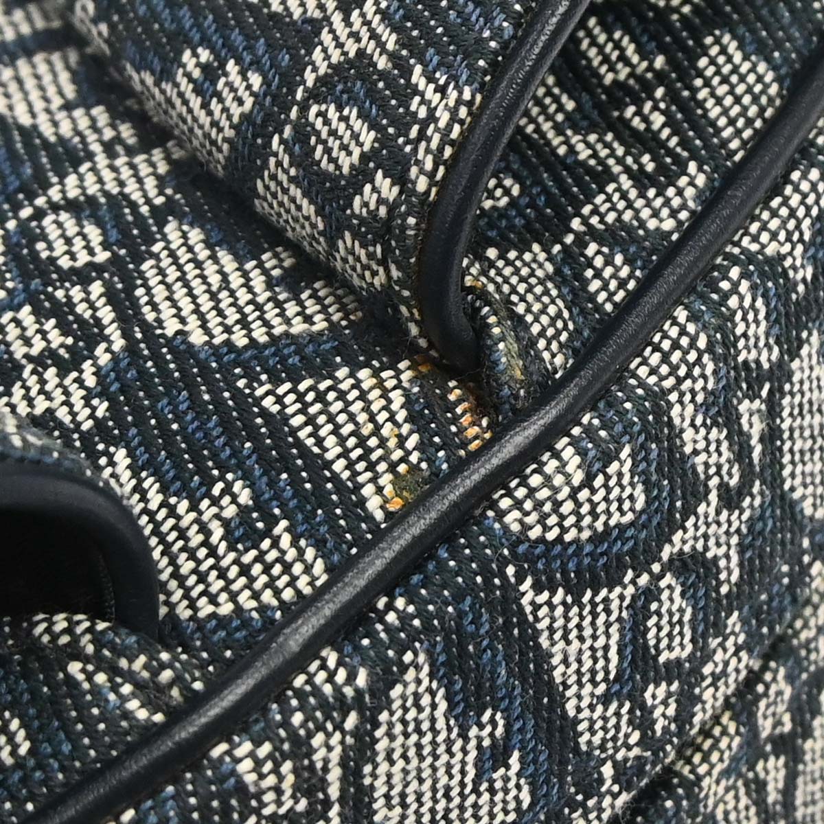 Christian Dior Navy Double Saddle Trotter Handbag