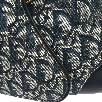 Christian Dior Navy Double Saddle Trotter Handbag