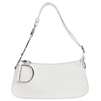 Christian Dior White Leather Handbag