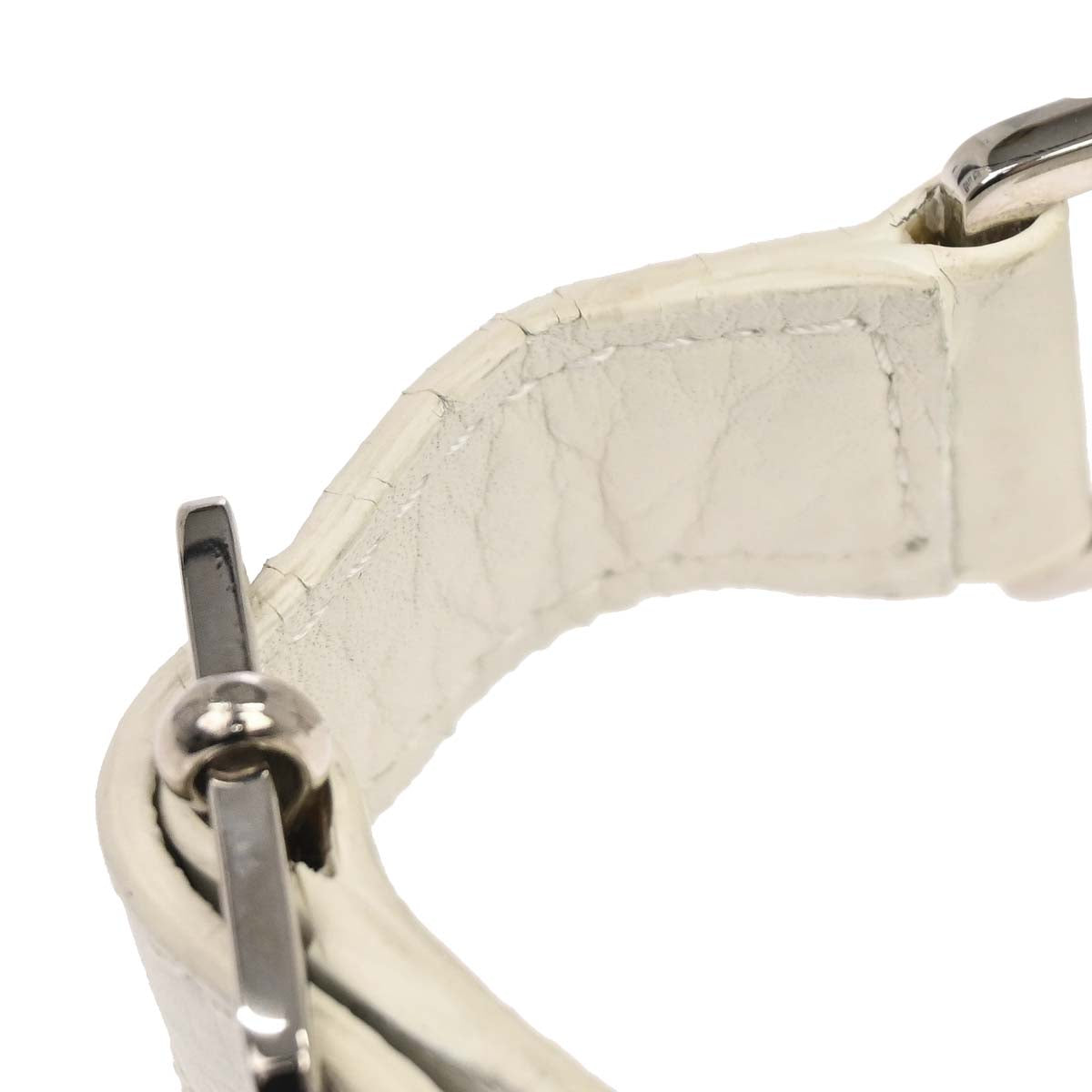 Christian Dior White Leather Handbag