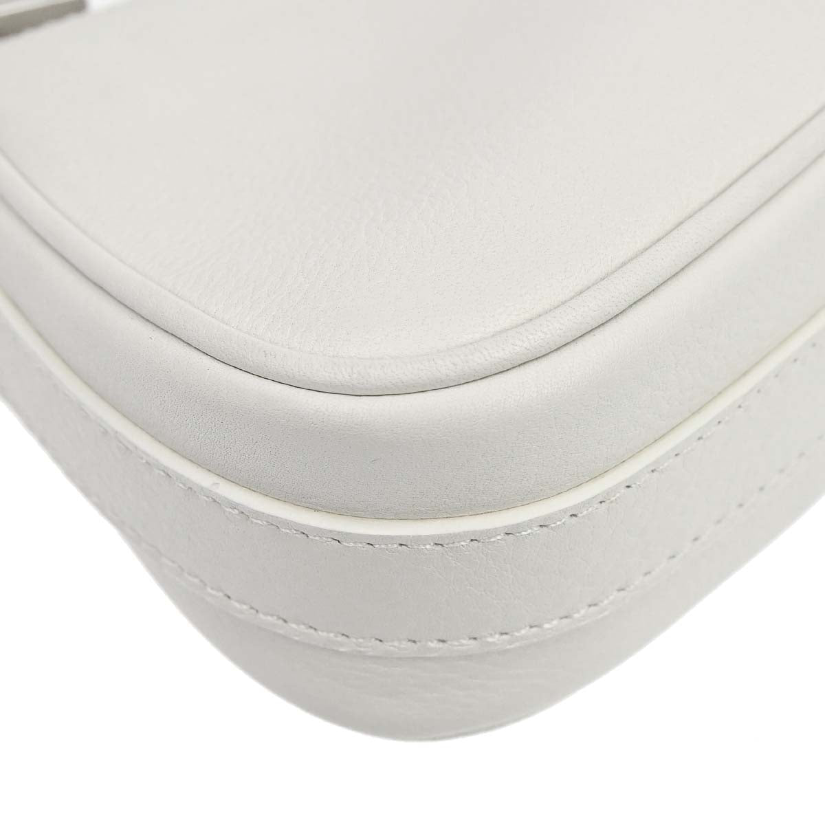 Christian Dior White Leather Handbag
