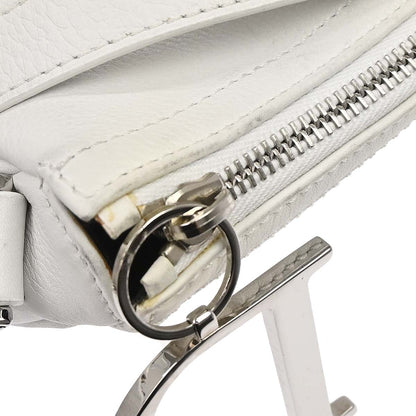 Christian Dior White Leather Handbag