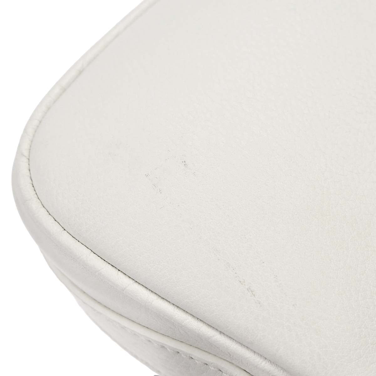 Christian Dior White Leather Handbag