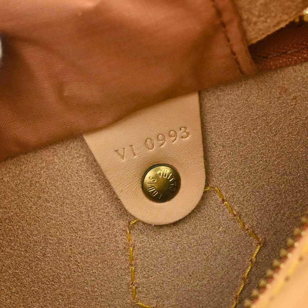 Louis Vuitton 1993 Beige Nomade Japan 15th Speedy 30 Handbag M85392