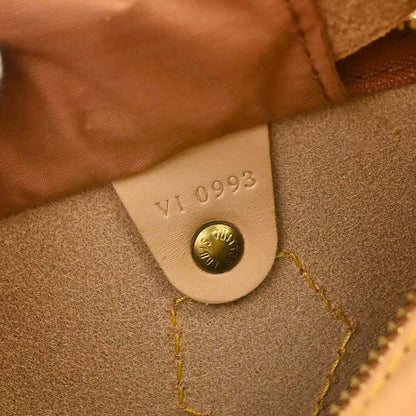 Louis Vuitton 1993 Beige Nomade Japan 15th Speedy 30 Handbag M85392