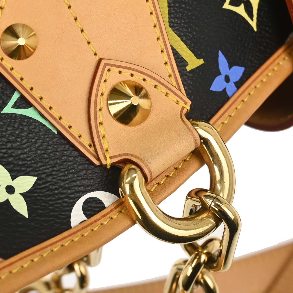 Louis Vuitton 2011 Monogram Multicolor Annie MM Tote Handbag M40308