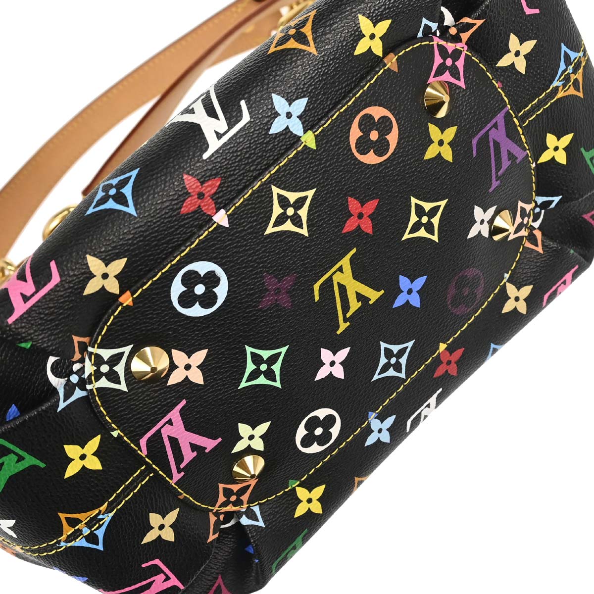 Louis Vuitton 2011 Monogram Multicolor Annie MM Tote Handbag M40308