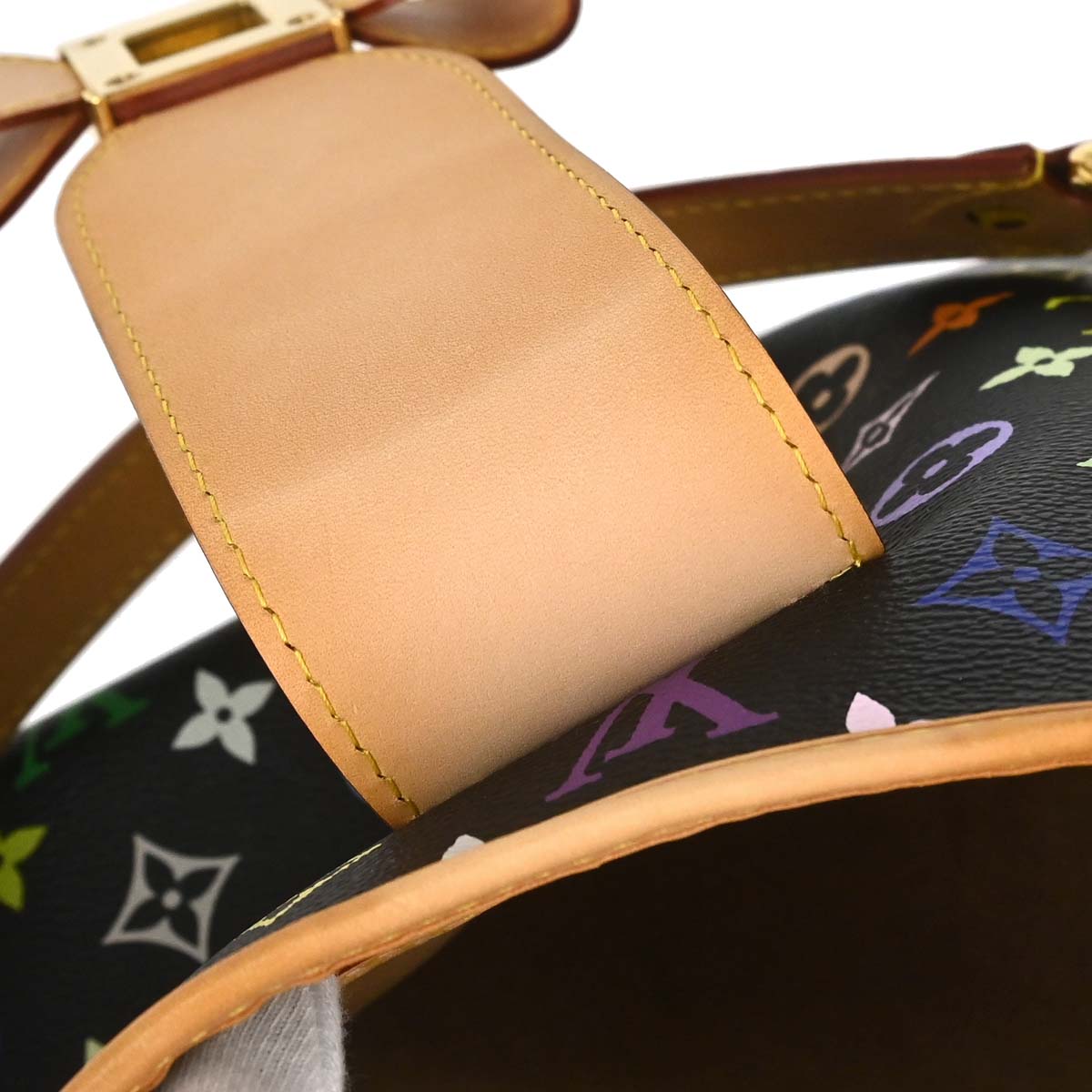 Louis Vuitton 2011 Monogram Multicolor Annie MM Tote Handbag M40308