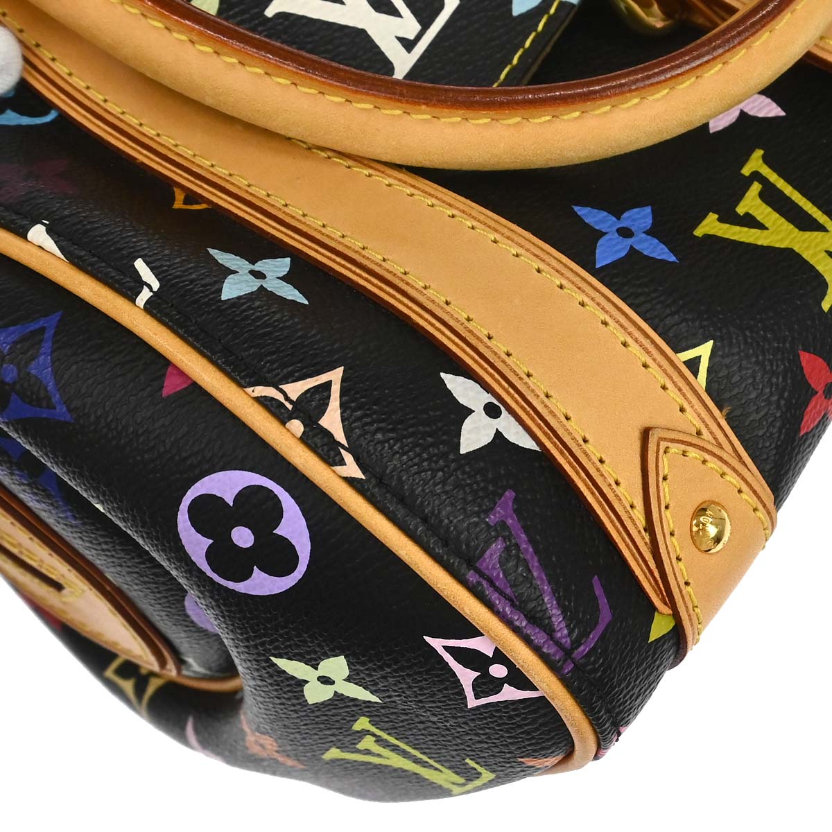 Louis Vuitton Black Monogram Multicolor Priscilla Handbag M40097