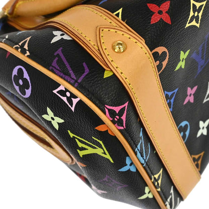 Louis Vuitton Black Monogram Multicolor Priscilla Handbag M40097