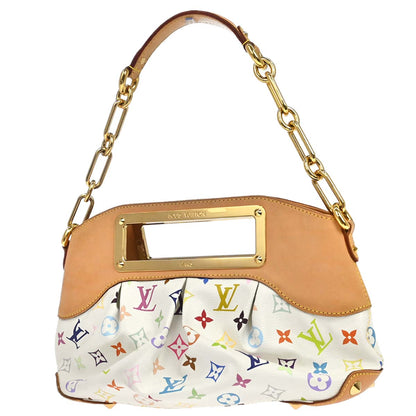 Louis Vuitton White Monogram Multicolor Judy PM Handbag M40257