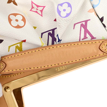 Louis Vuitton White Monogram Multicolor Judy PM Handbag M40257