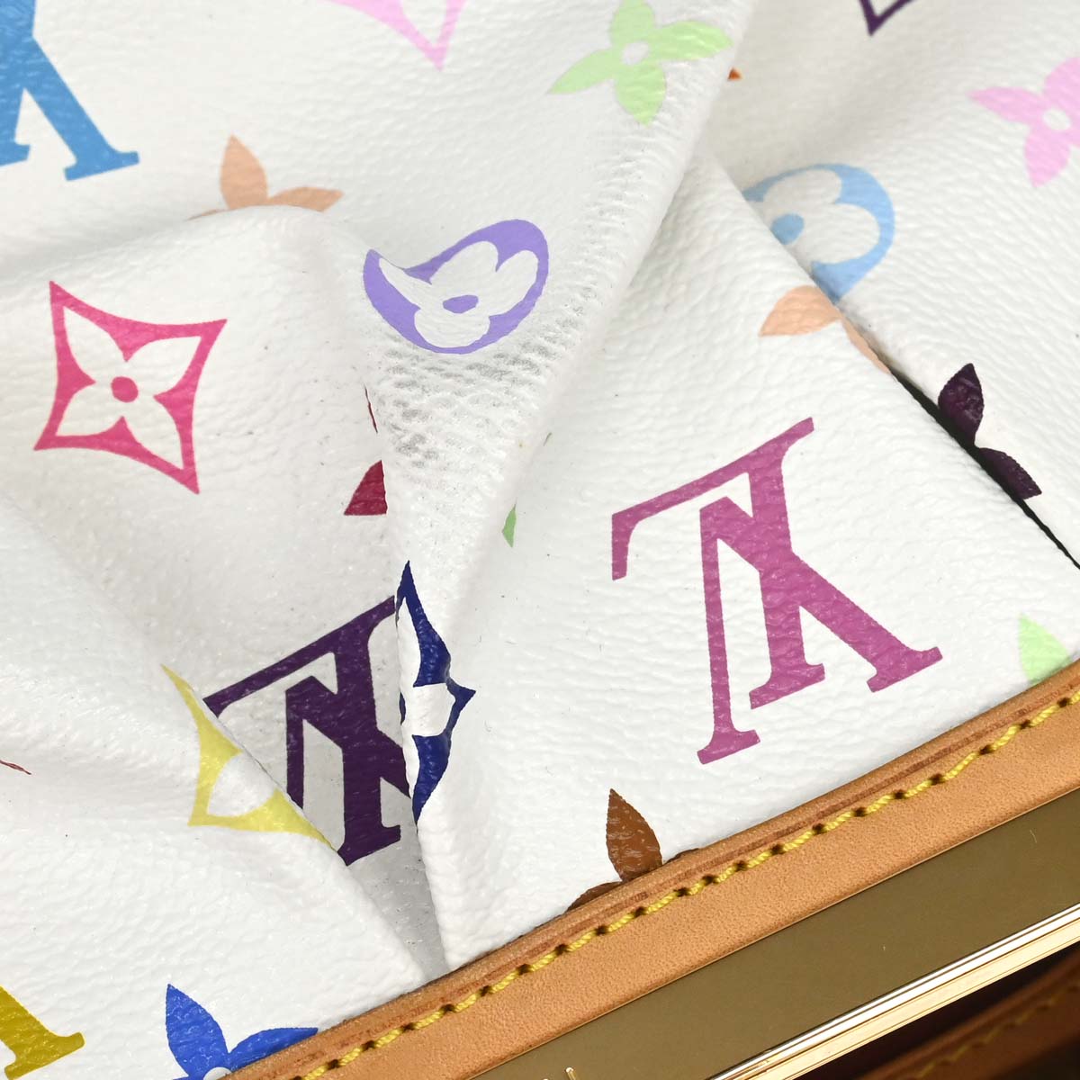 Louis Vuitton White Monogram Multicolor Judy PM Handbag M40257