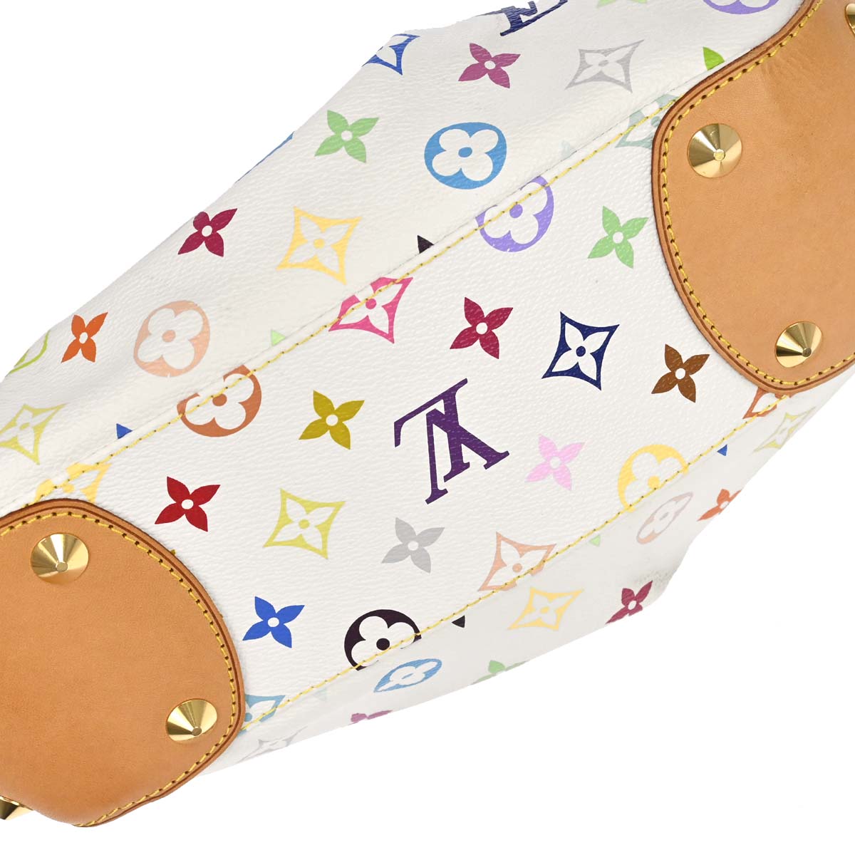 Louis Vuitton White Monogram Multicolor Judy PM Handbag M40257