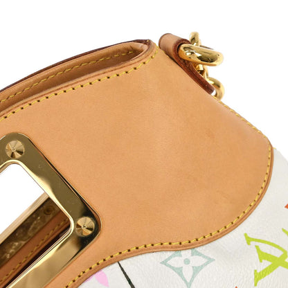 Louis Vuitton White Monogram Multicolor Judy PM Handbag M40257