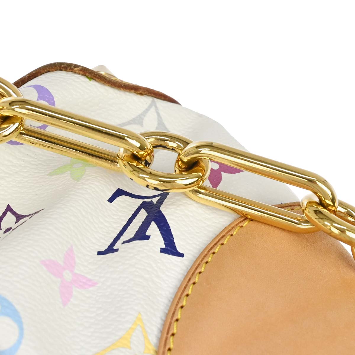 Louis Vuitton White Monogram Multicolor Judy PM Handbag M40257